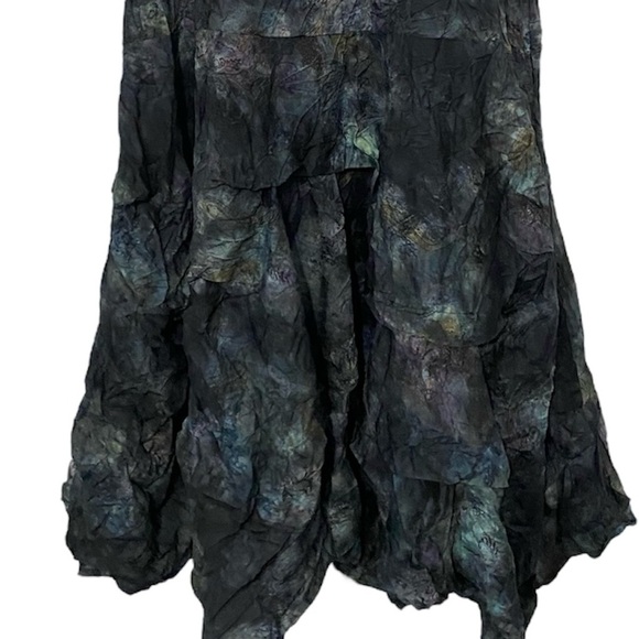 Comfy USA — Lori Jumper Dress Nicolas Print XL Lagenlook Art to Wear - Picture 6 of 11